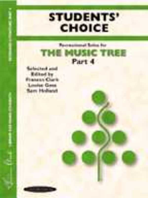 The Music Tree Part 4 Students Choice