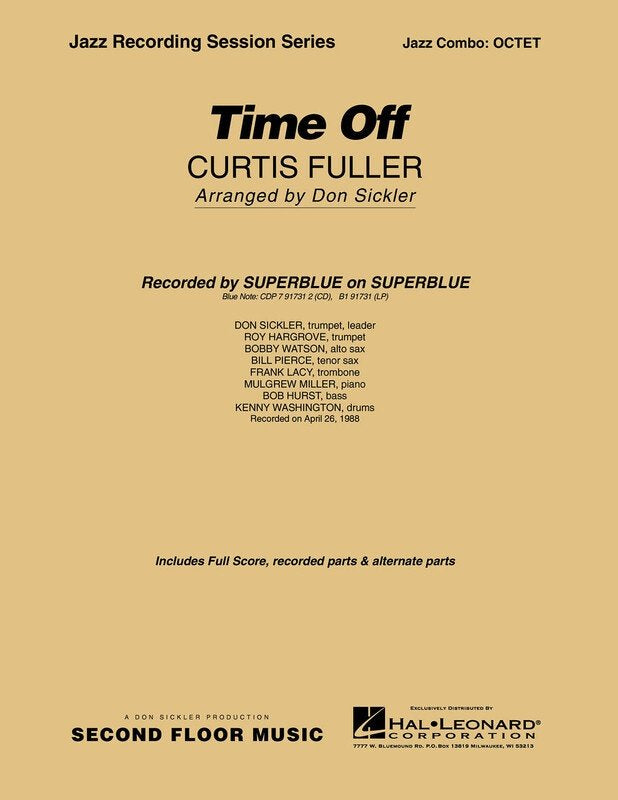 Time Off Jazz Combo Octet Sc/Pts