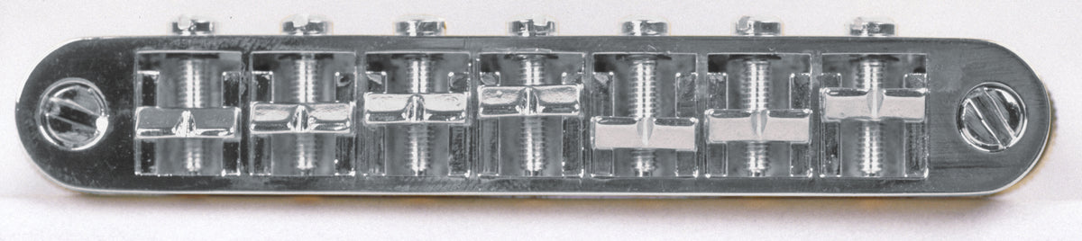 TonePros 7 String Metric Tuneomatic (large Posts) Satin Chrome