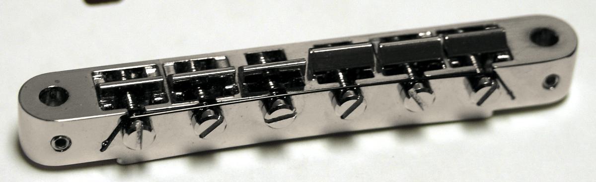 TonePros Tone Pros Replacement Abr-1 Tuneomatic Bridge Antique Silver