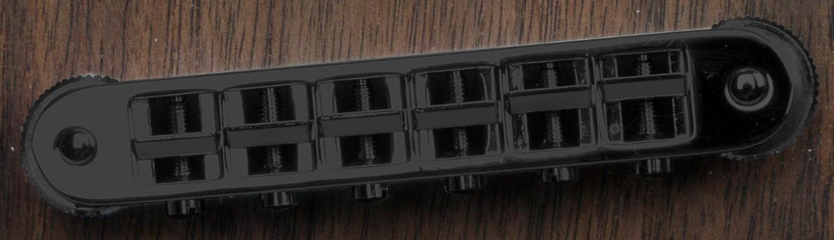 TonePros Tune-O-Matic Bridge, Standard (Small Posts) Antique Silver