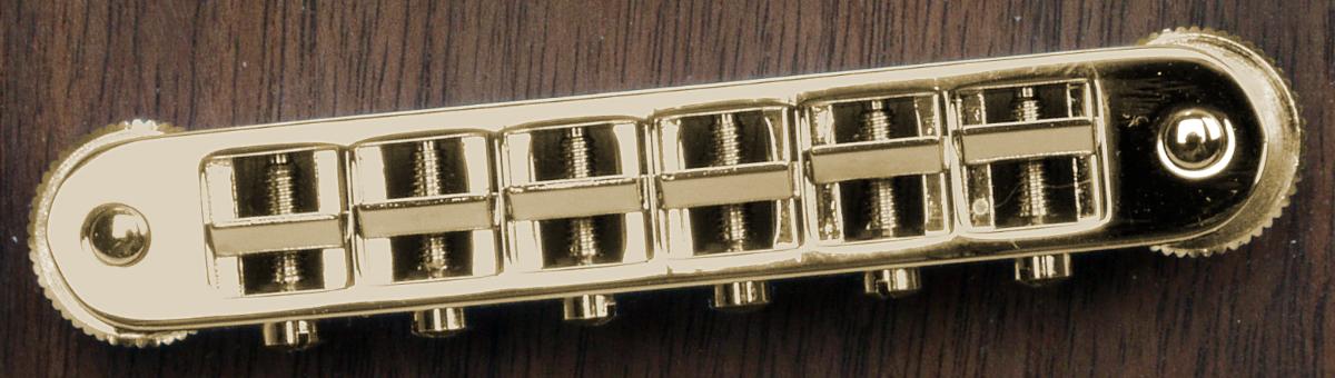 TonePros Tune-O-Matic Bridge, Standard (Small Posts) Antique Silver