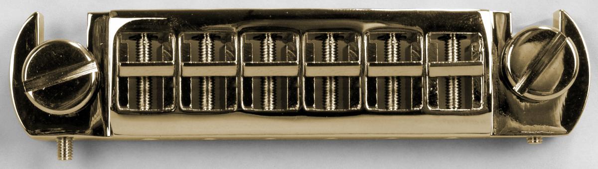 TonePros Wraparound Set w/SPRS2-Sg Locking Studs Standard (Large Caps) Satin Gold e