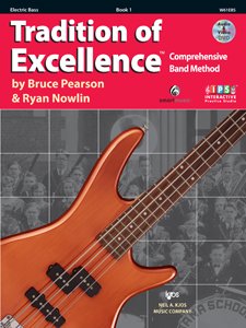 Tradition of Excellence Book 1 Electric Bass Bk/Ola