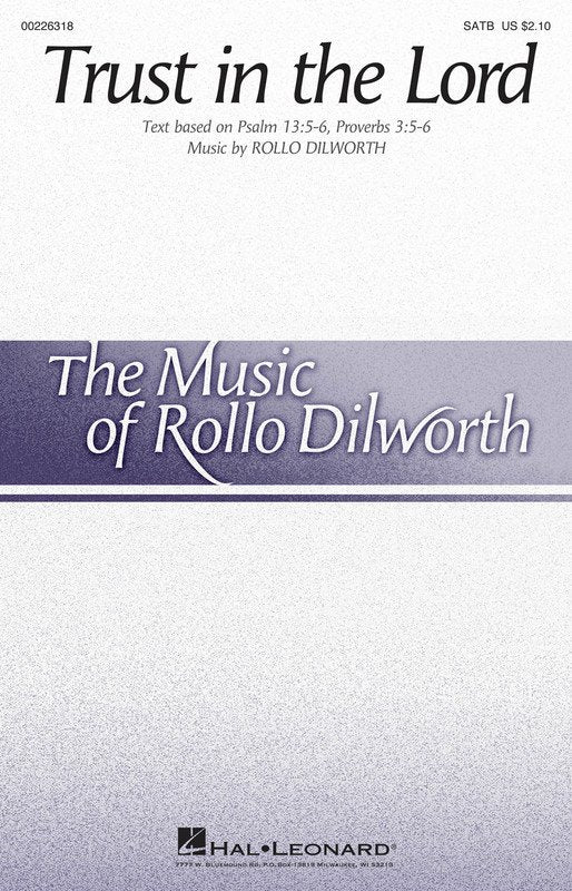 Trust in the Lord SATB