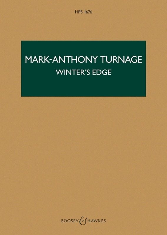 Turnage - Winters Edge String Quartet Study Score