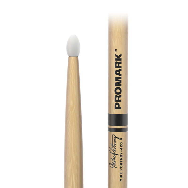 ProMark Mike Portnoy 420 Hickory Drumstick, Nylon Tip