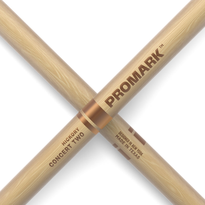 ProMark Concert Two Hickory Drumstick, Wood Tip