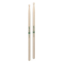 ProMark Classic Forward 2B Raw Hickory Drumstick, Oval Wood Tip