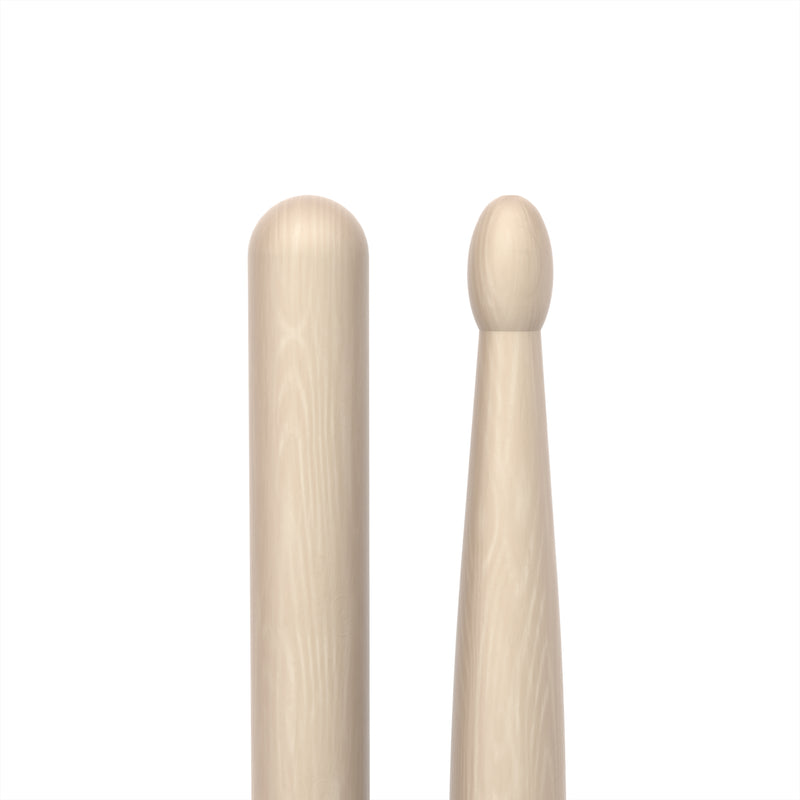 ProMark Classic Forward 2B Raw Hickory Drumstick, Oval Wood Tip
