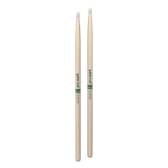 ProMark Classic Forward 5B Raw Hickory Drumstick, Oval Nylon Tip