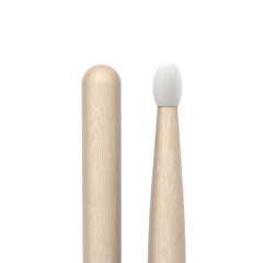 ProMark Classic Forward 5B Raw Hickory Drumstick, Oval Nylon Tip