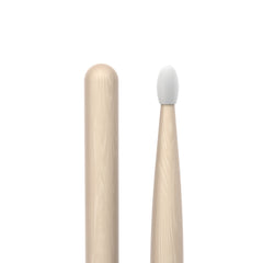 ProMark Classic Forward 7A Raw Hickory Drumstick, Oval Nylon Tip