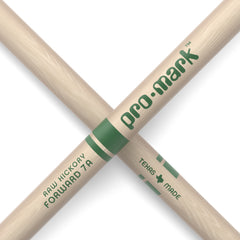 ProMark Classic Forward 7A Raw Hickory Drumstick, Oval Nylon Tip