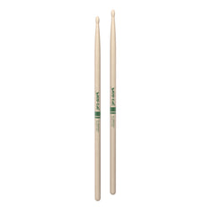 ProMark Classic Forward 7A Raw Hickory Drumstick, Oval Wood Tip