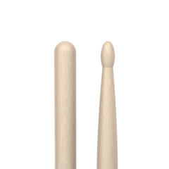 ProMark Classic Forward 7A Raw Hickory Drumstick, Oval Wood Tip