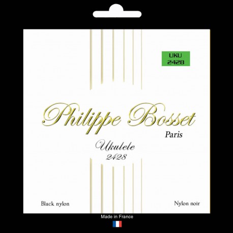Philippe Bosset Ukulele Standard Black Nylon Gauge
