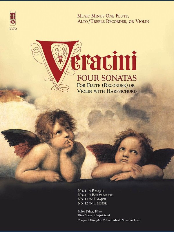 Veracini - 4 Sonatas Flute Bk/Cd