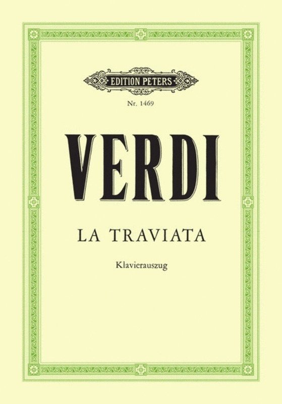 Verdi - La Traviata Vocal Score