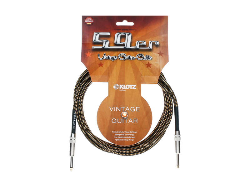 Klotz Vintage 59er Guitar Cable 4,5m Jack 2p - Jack 2p 