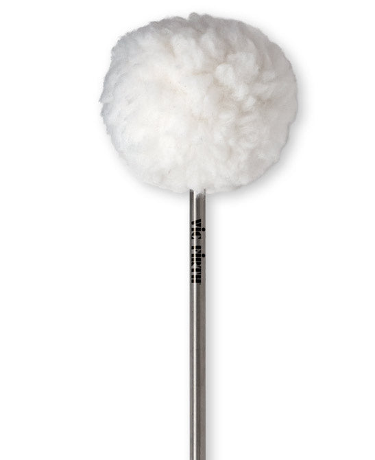 Vic Firth VICKICK™ BASS DRUM BEATER-- Medium Felt Core Covered with Fleece, Oval Head