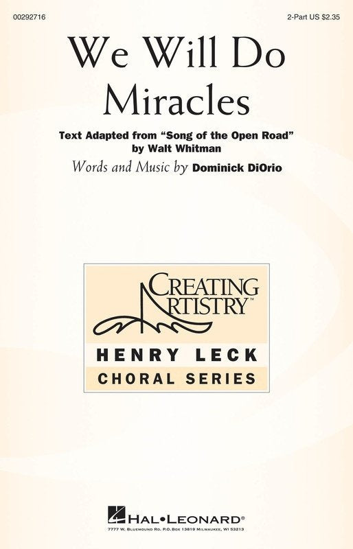 We Will Do Miracles 2 Part