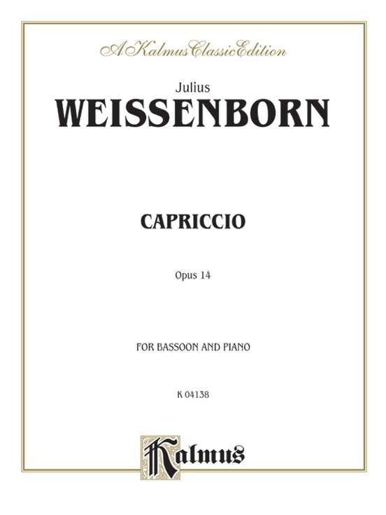 Weissenborn - Capriccio Op 14 for Bassoon/Piano