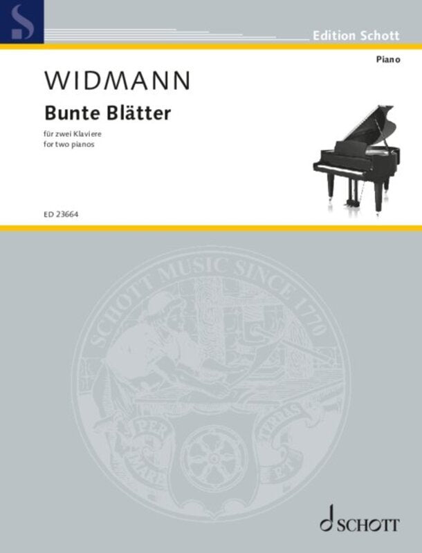 Widmann - Bunte Blatter for 2 Pianos 2P4H