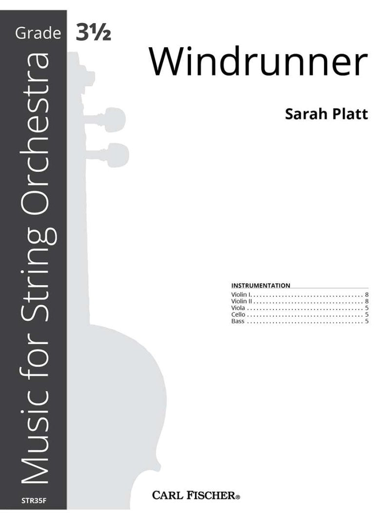 Windrunner for String Orchestra So3.5 Score