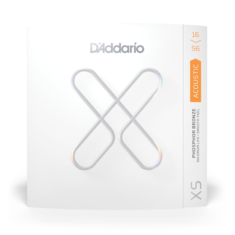 D'Addario XSAPB1656, XS Acoustic Phosphor Bronze, Resophonic, 16-56