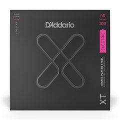 D'Addario XTB45100 XT Bass Nickel Plated Steel, Regular Light, Long Scale, 45-100