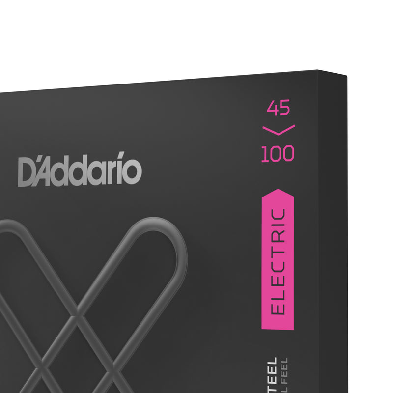 D'Addario XTB45100 XT Bass Nickel Plated Steel, Regular Light, Long Scale, 45-100