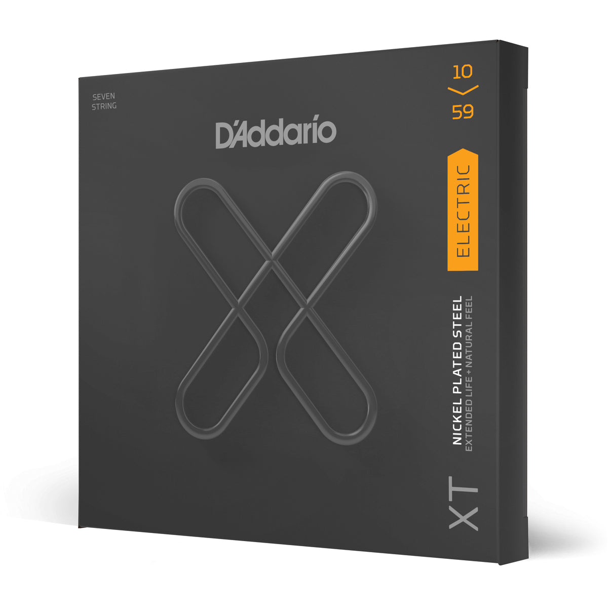 D'Addario XTE1059 XT Electric Nickel Plated Steel, Regular Light, 7-String 10-59