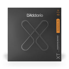 D'Addario XTM1140 XT Phosphor Bronze Mandolin Strings, Medium, 11-40