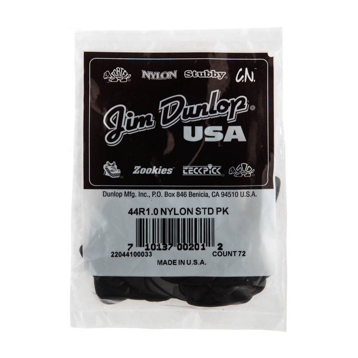 Dunlop Nylon Standard Guitar Pick 1.00mm