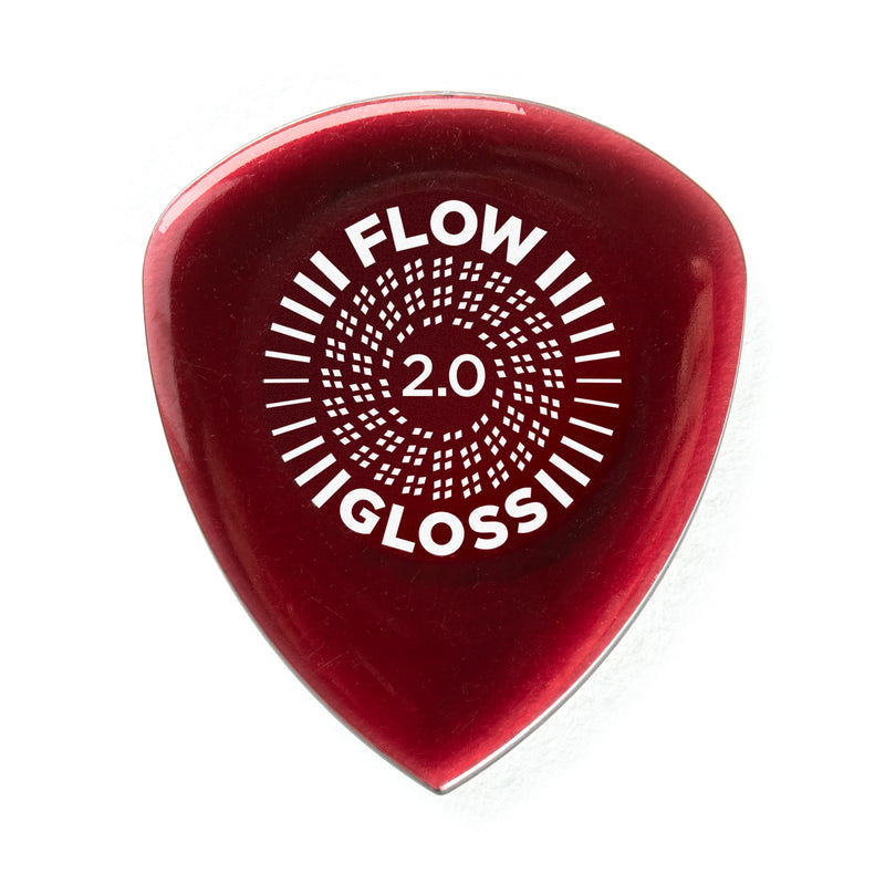 JIM DUNLOP Flow Gloss Pick. 2.0mm.