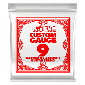 Ernie Ball .009 Plain Guitar Single String