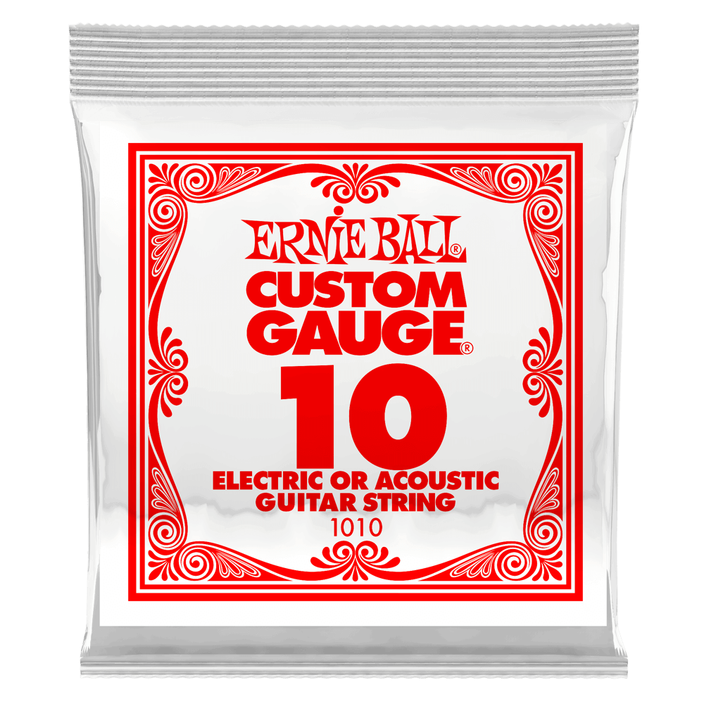 Ernie Ball .010 Plain Guitar Single String