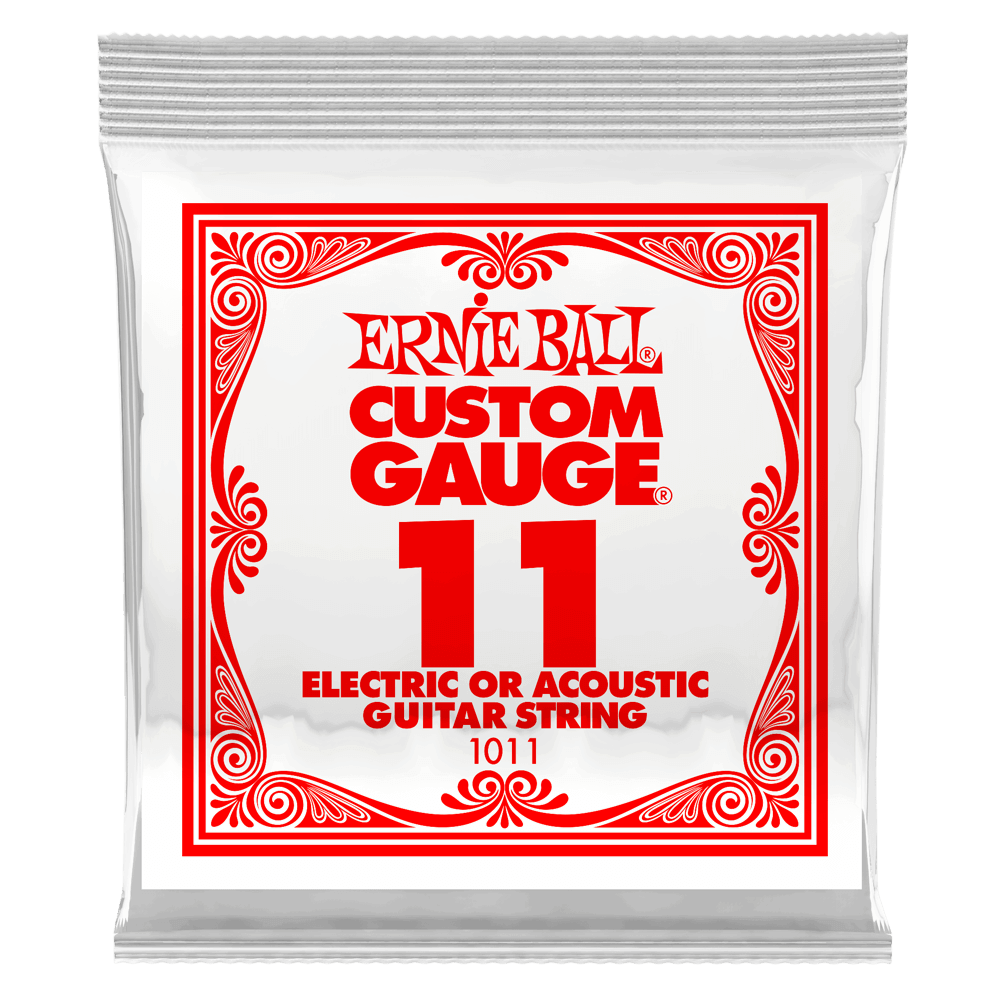 Ernie Ball .011 Electric Guitar Single String Plain
