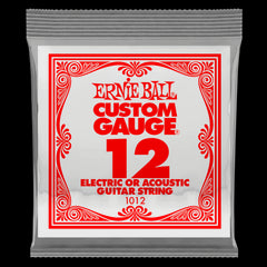 Ernie Ball .012 Electric Guitar Single String Plain