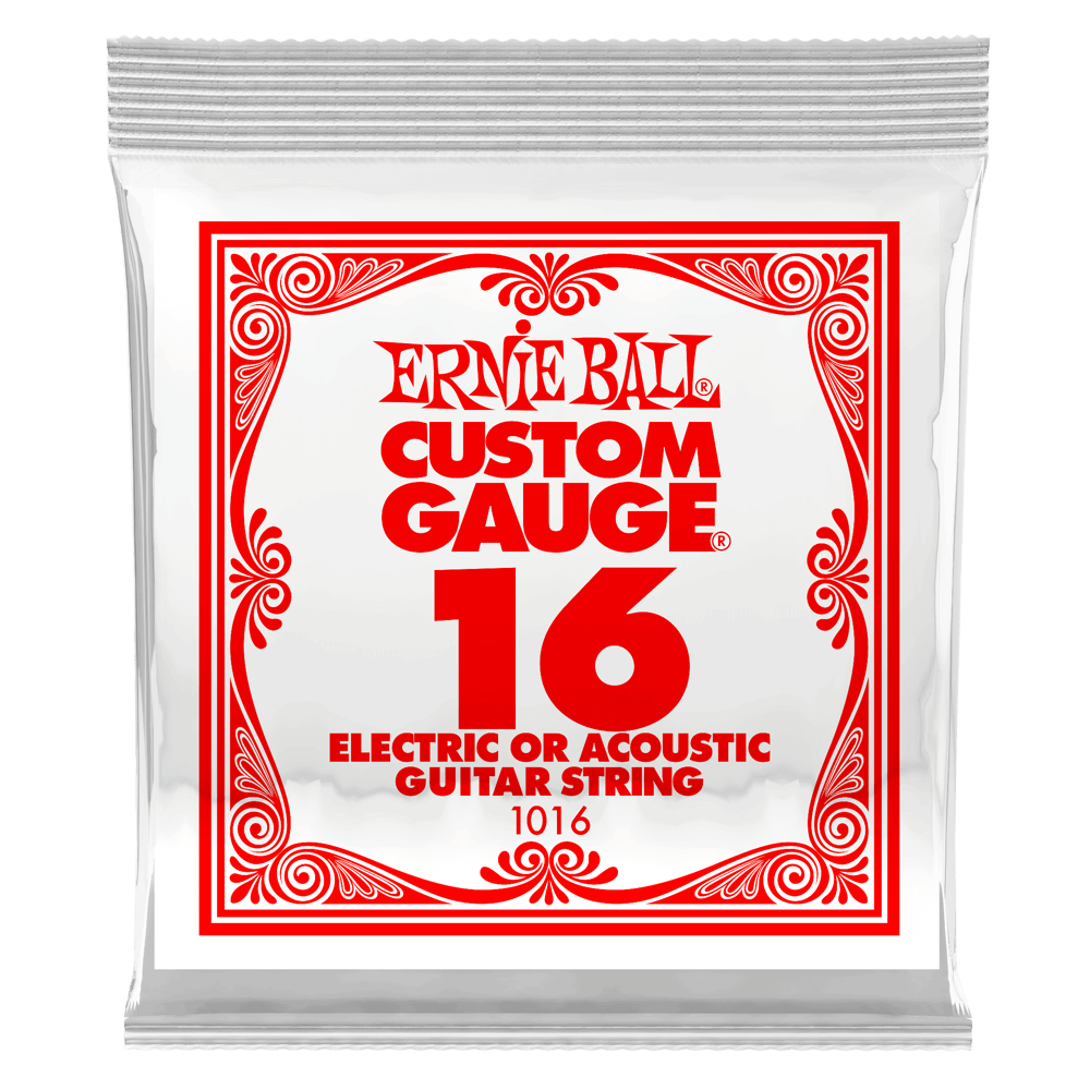 Ernie Ball .016 Electric Guitar Single String Plain