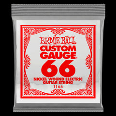 3 x Ernie Ball .066 Nickel Wound Guitar Single String