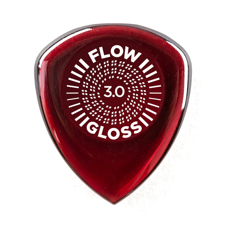 JIM DUNLOP Flow Gloss Pick. 3.0mm.