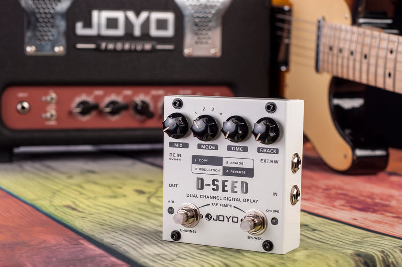 Joyo D-Seed Dual Channel Digital Delay Guitar Effects Pedal