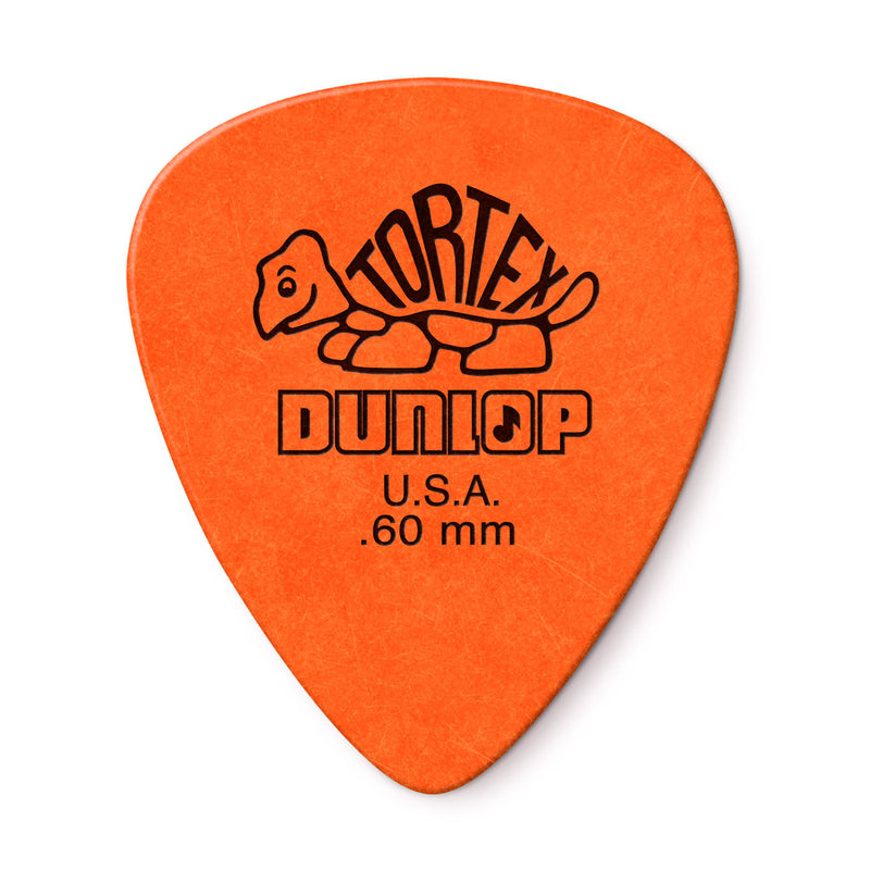 6 x Dunlop Tortex Standard Guitar Picks 0.60mm