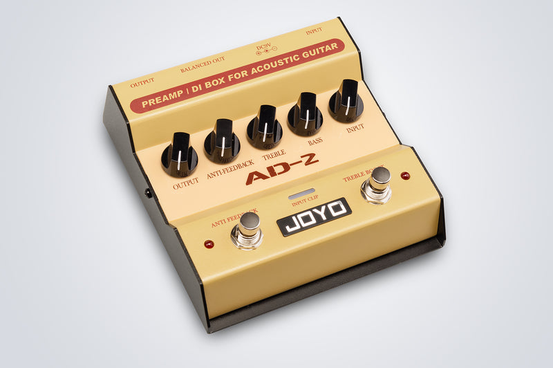 Joyo AD2 Pre-Amp & DI Box Pedal for Acoustic Guitar