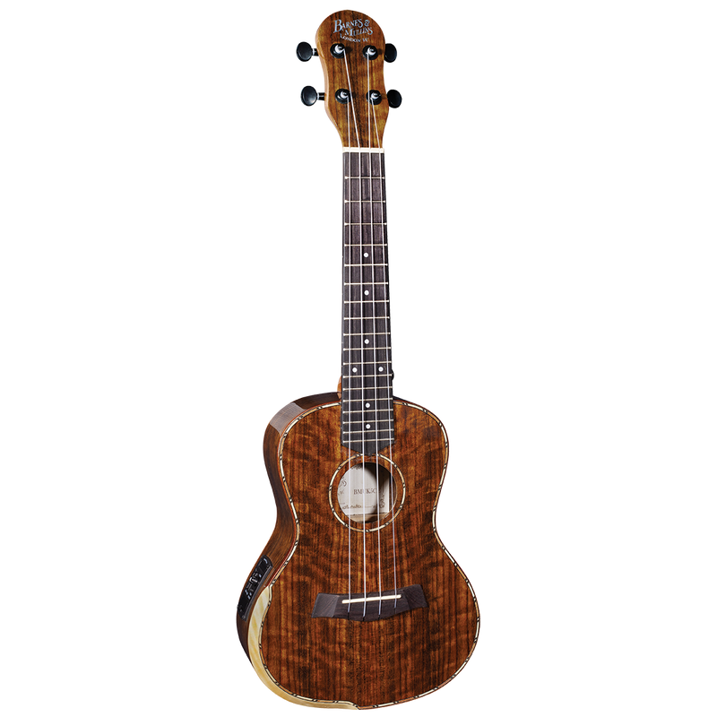 Barnes & Mullins BMUK5CE Concert Walnut Ukulele with Pickup