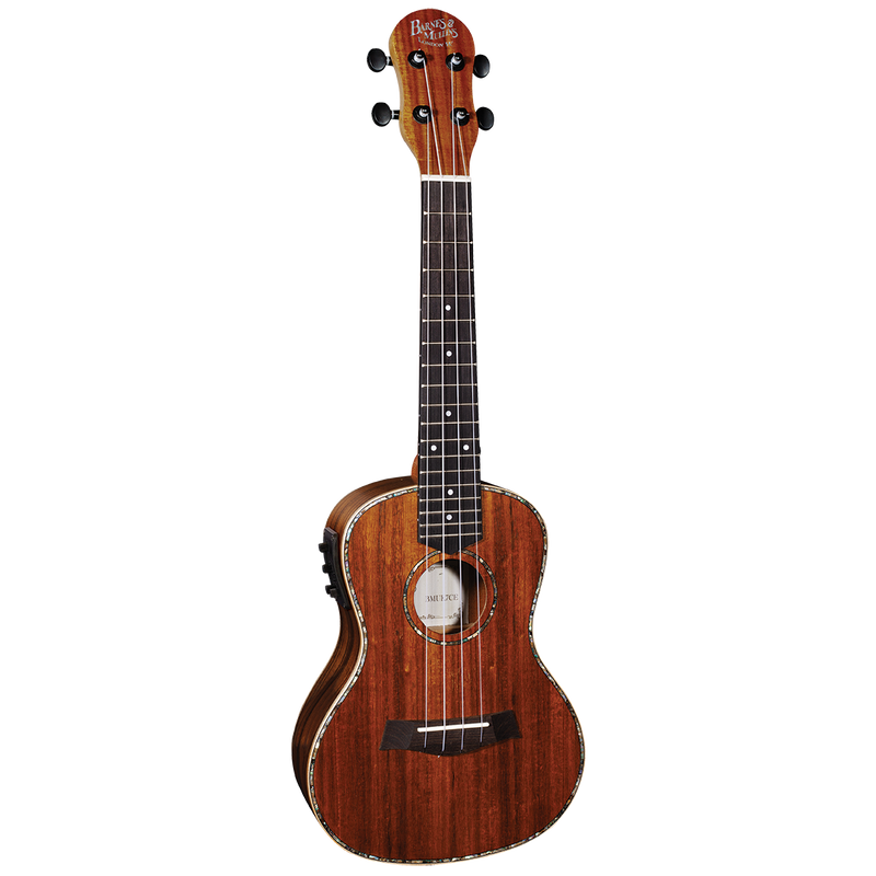 Barnes & Mullins BMUK7CE Concert Koa Ukulele with Pickup