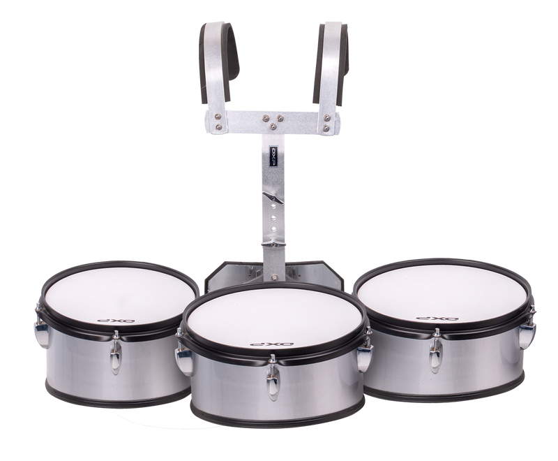 DXP Marching Tenor Drum Triple Set with Harness