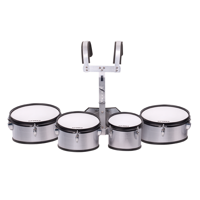 DXP Marching Tenor Drum Quad Set with Harness